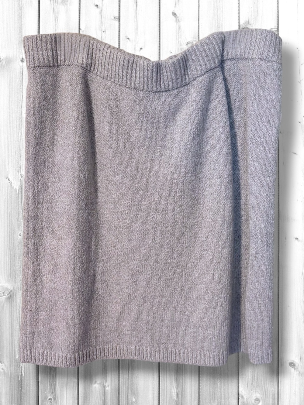 🌼Old Navy Lavender-Gray Knit Midi Skirt